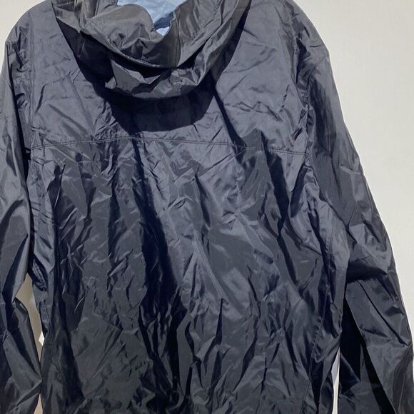 Columbia Men's Black Full Zip Drawstring Hooded Windbreaker Jacket Sz Medium NWT - Picture 5 of 11